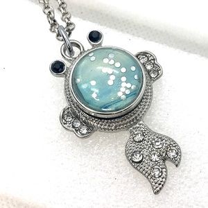 Necklace with handmade 20mm snap SN20